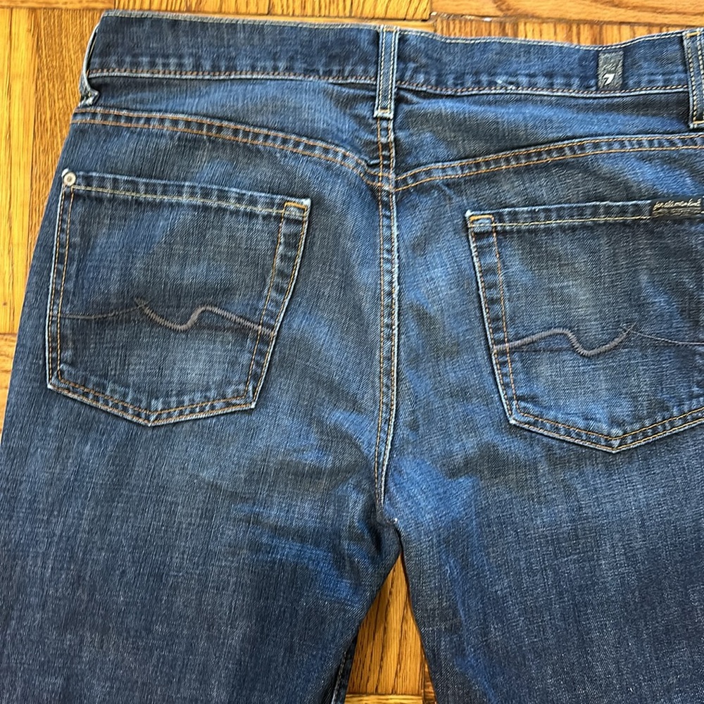 7 for all mankind Carson jeans size 34 luxe performance blue denim